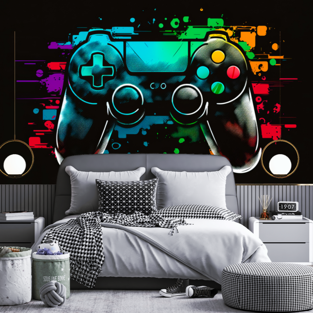 Papier Peint Panoramique Jeu Vidéo | Le Petit Intissé