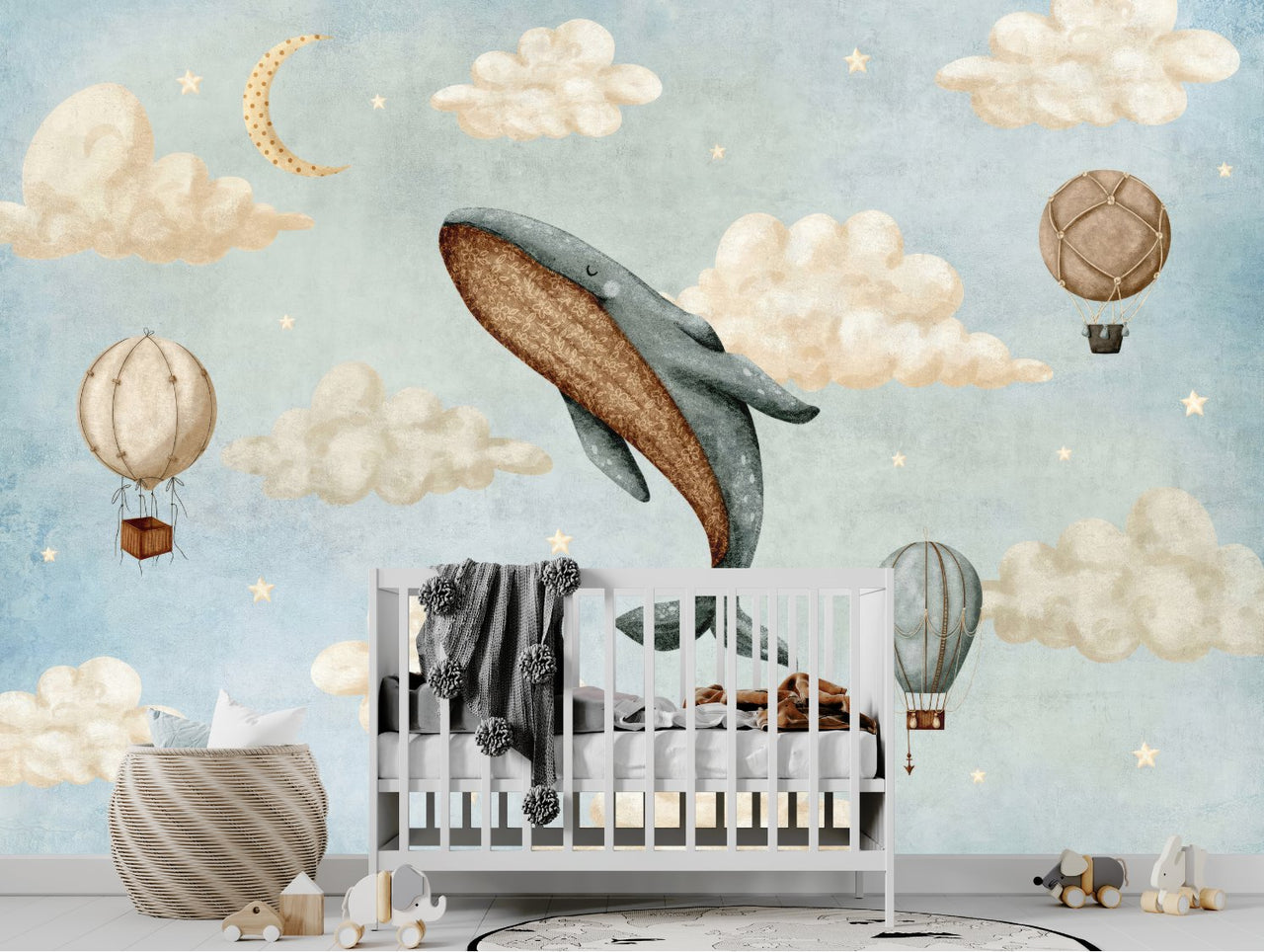 Papier Peint Marin <br/> Rêve Baleine