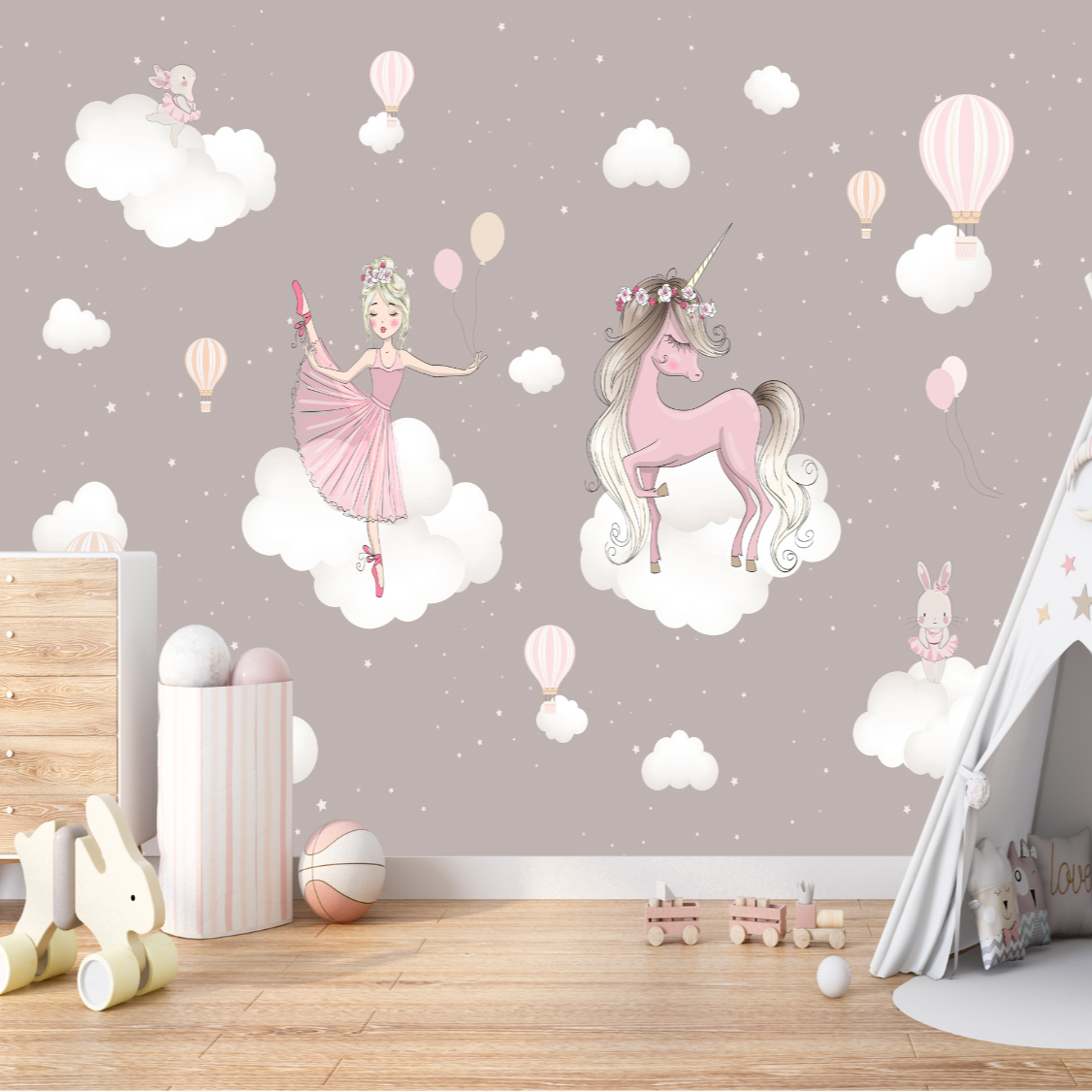 Papier Peint Licorne Enfant | Le Petit Intissé