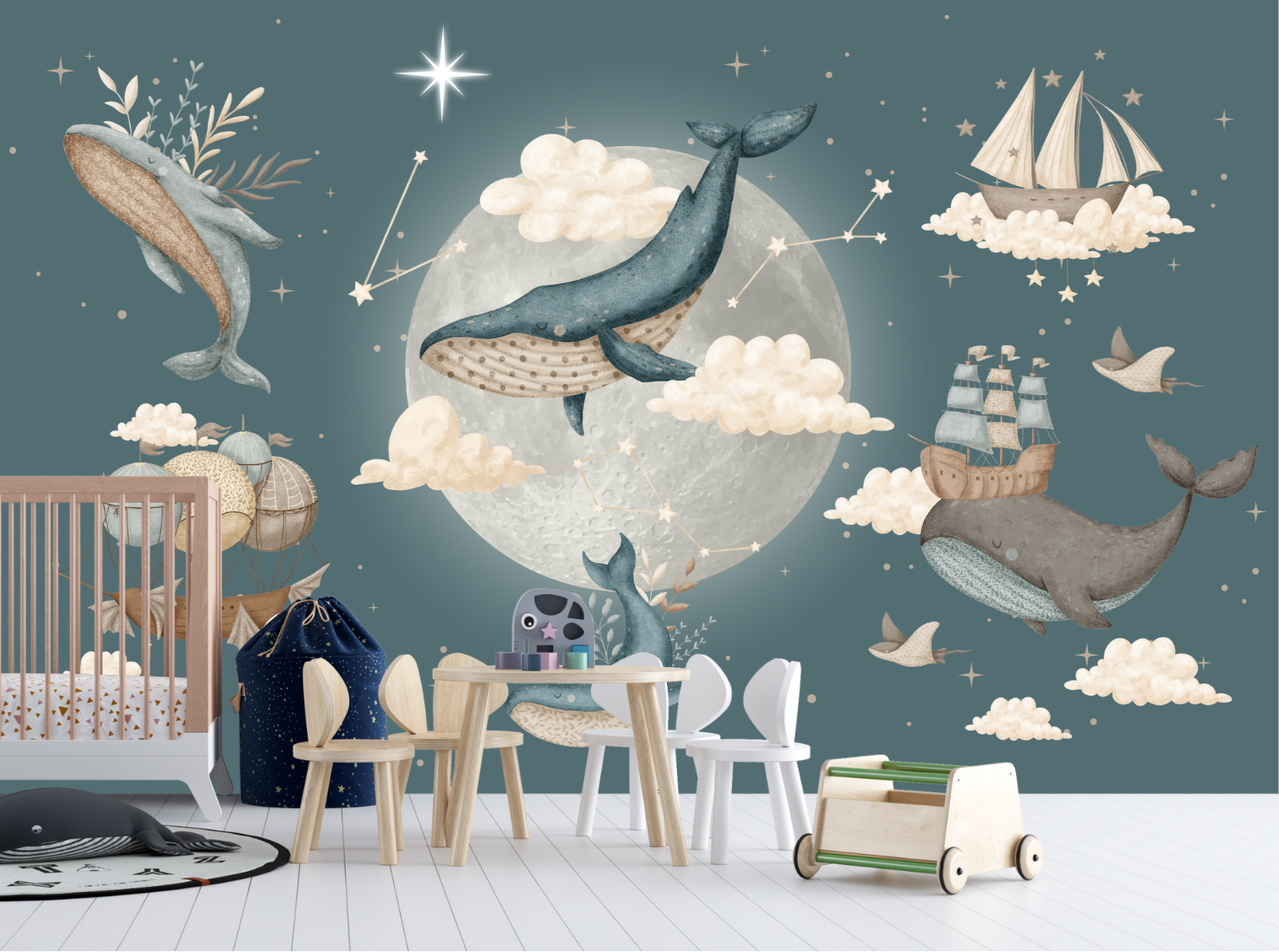 Chambre Enfant Thème Baleine | Le Petit Intissé