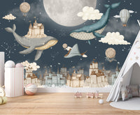 Thumbnail for Papier Peint Marin <br/> Voyage Sous les Etoiles