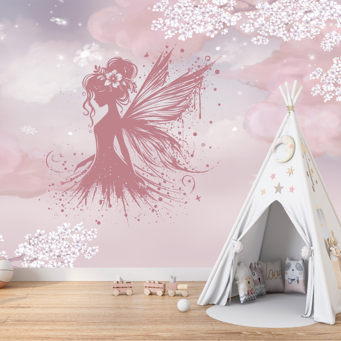 Papier Peint Panoramique Fée | Le Petit Intissé