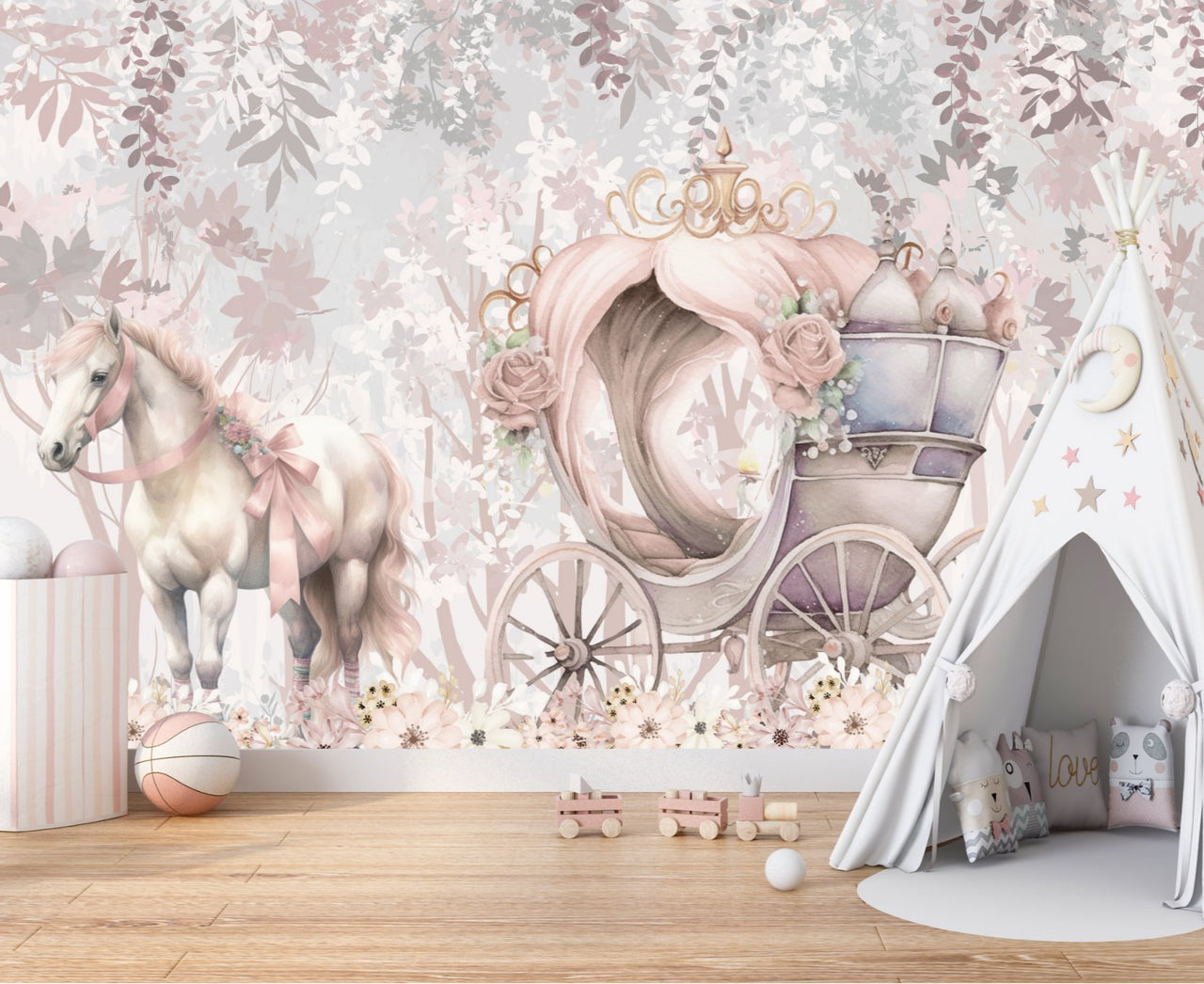 Papier Peint Princesse <br/> Carrosse Royale