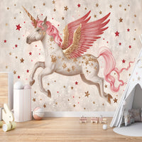 Thumbnail for Papier Peint Licorne <br/> Envolée Majestueuse