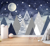 Thumbnail for Papier Peint Panoramique Enfant Montagne | Le Petit Intissé