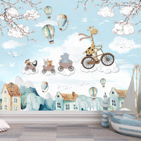 Thumbnail for Papier Peint Animaux <br/> Girafe et Voyage Magique