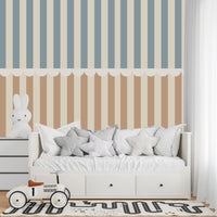 Thumbnail for Papier Peint Bébé Classique <br/> Rayure et Charme Marin