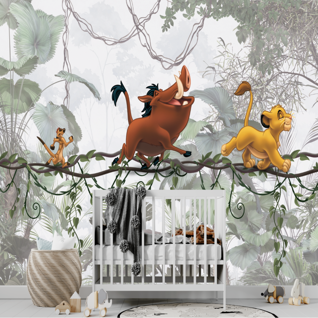 Papier Peint Roi Lion | Le Petit Intissé