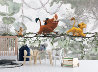 Thumbnail for Papier Peint Roi Lion | Le Petit Intissé