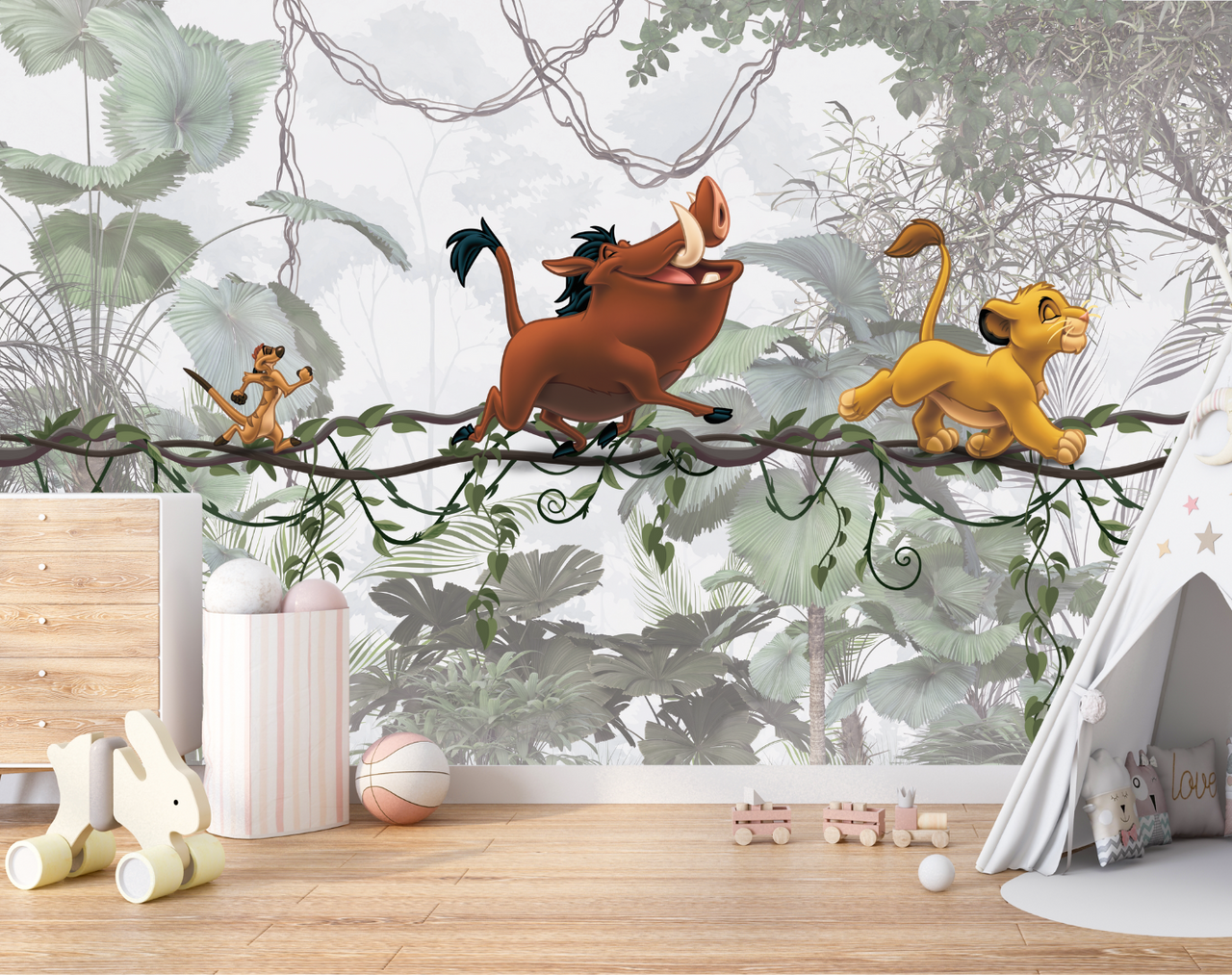 Papier Peint Roi Lion | Le Petit Intissé