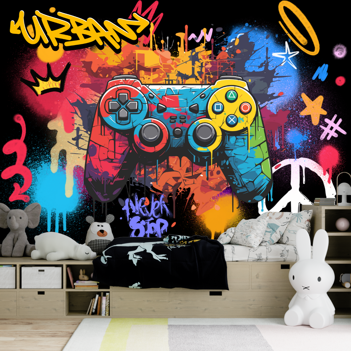 Papier Peint Gamer 3D | Le Petit Intissé