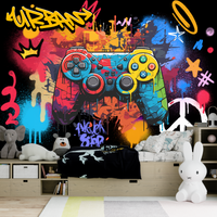 Thumbnail for Papier Peint Gamer 3D | Le Petit Intissé