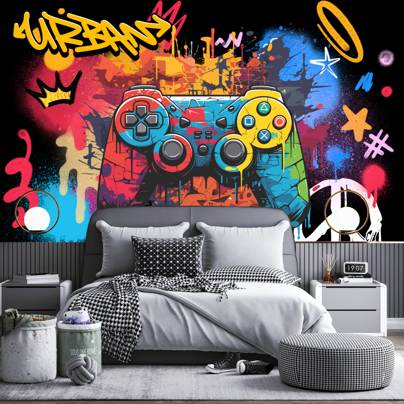 Papier Peint Gamer 3D | Le Petit Intissé