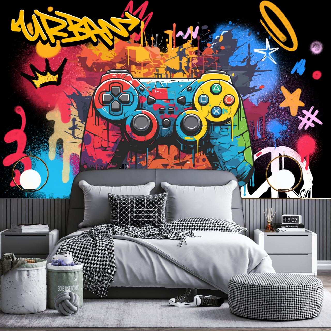 Papier Peint Gamer 3D | Le Petit Intissé