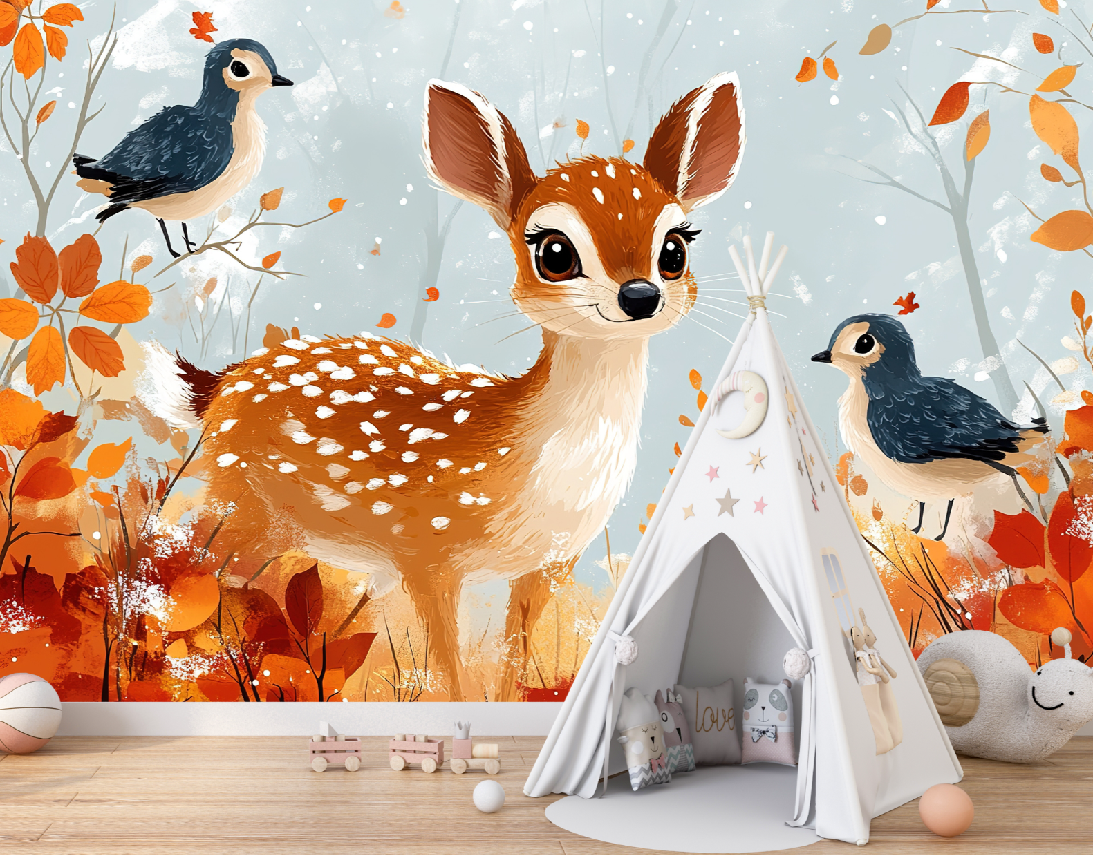 Papier Peint Thème Forêt Enfant | Le Petit Intissé