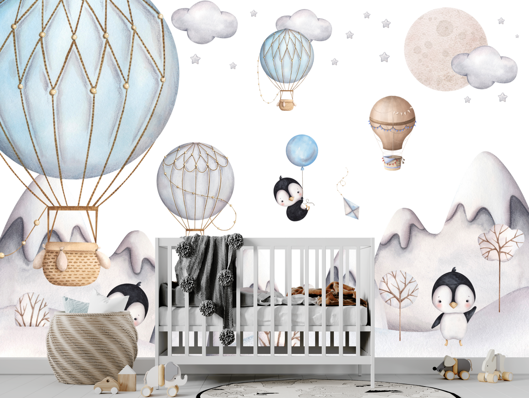 Papier Peint Pingouin | Le Petit Intissé