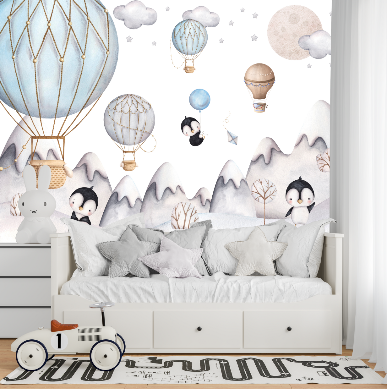 Papier Peint Pingouin | Le Petit Intissé