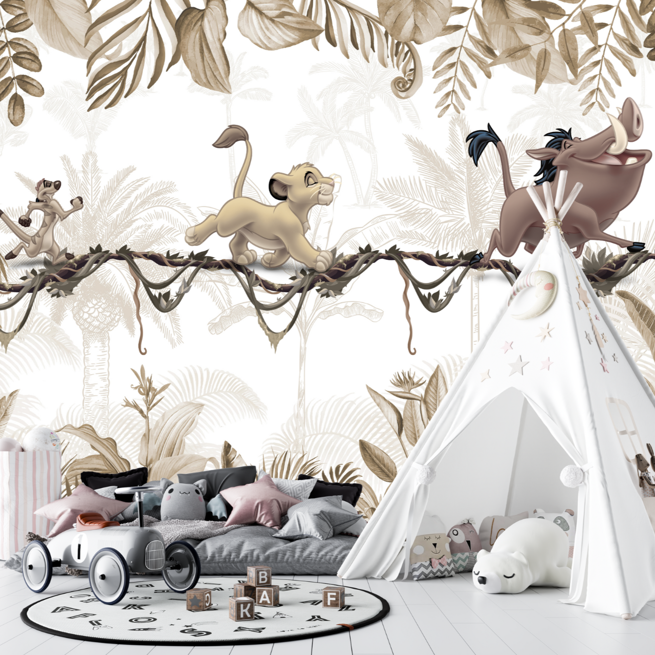 Papier Panoramique Roi Lion | Le Petit Intissé