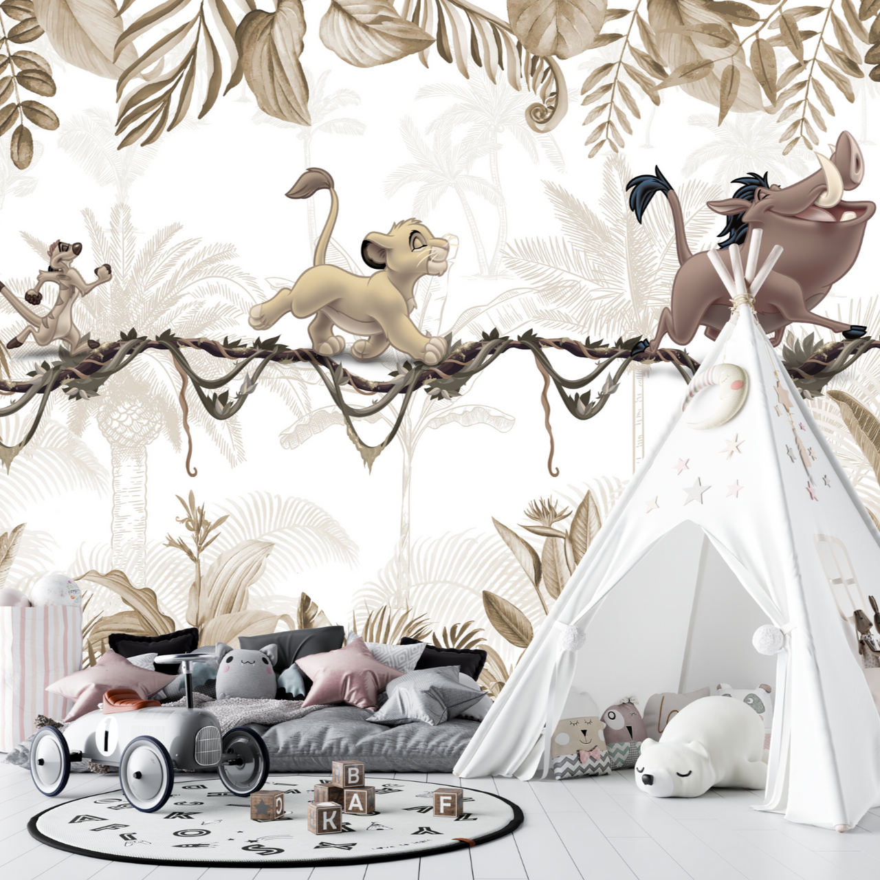 Papier Panoramique Roi Lion | Le Petit Intissé