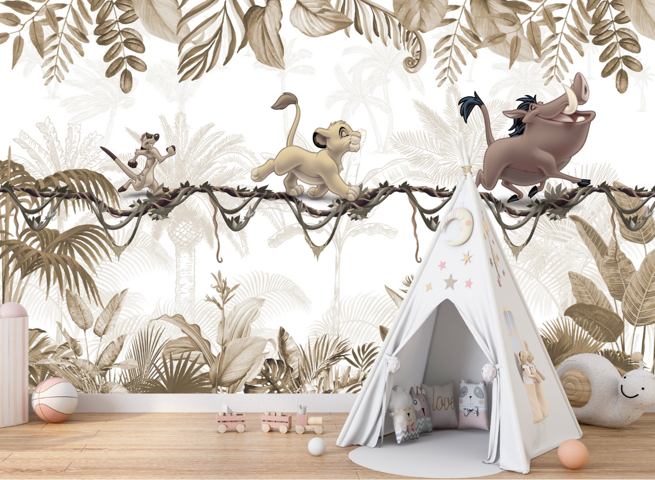 Papier Panoramique Roi Lion | Le Petit Intissé