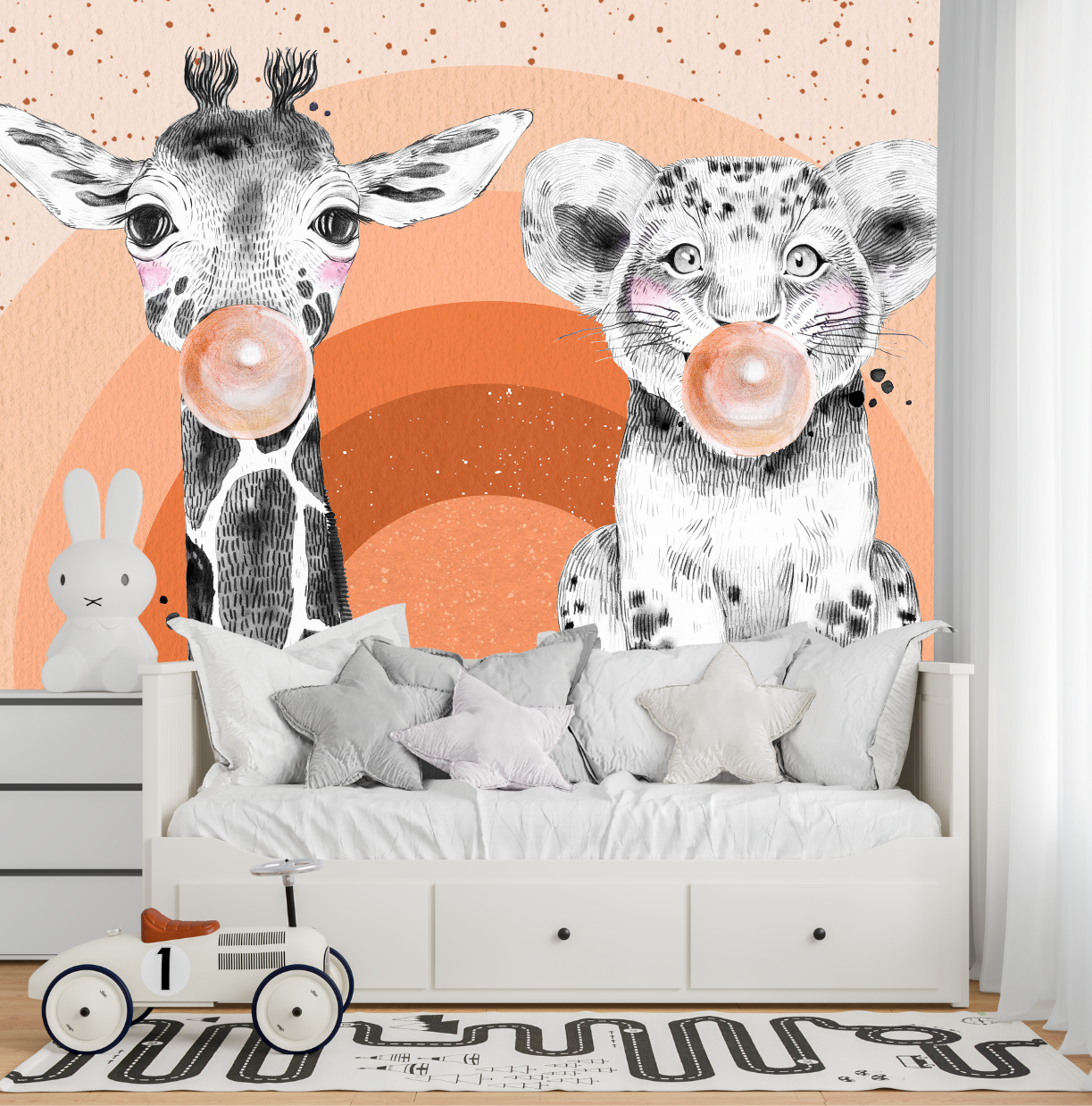 Papier Peint Terracota Chambre Bébé | Le Petit Intissé