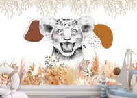 Thumbnail for Papier Peint Animaux  <br/> Lion Boho