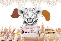 Thumbnail for Papier Peint Lion Chambre Enfant | Le Petit Intissé