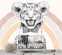 Thumbnail for Papier Peint Lion Enfant | Le Petit Intissé