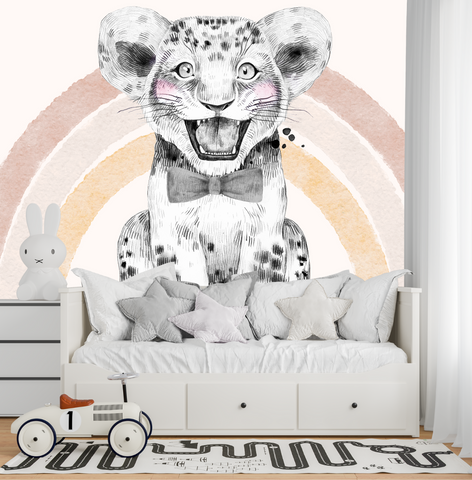 Papier Peint Lion Enfant | Le Petit Intissé