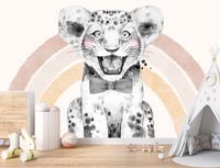 Thumbnail for Papier Peint Lion Enfant | Le Petit Intissé