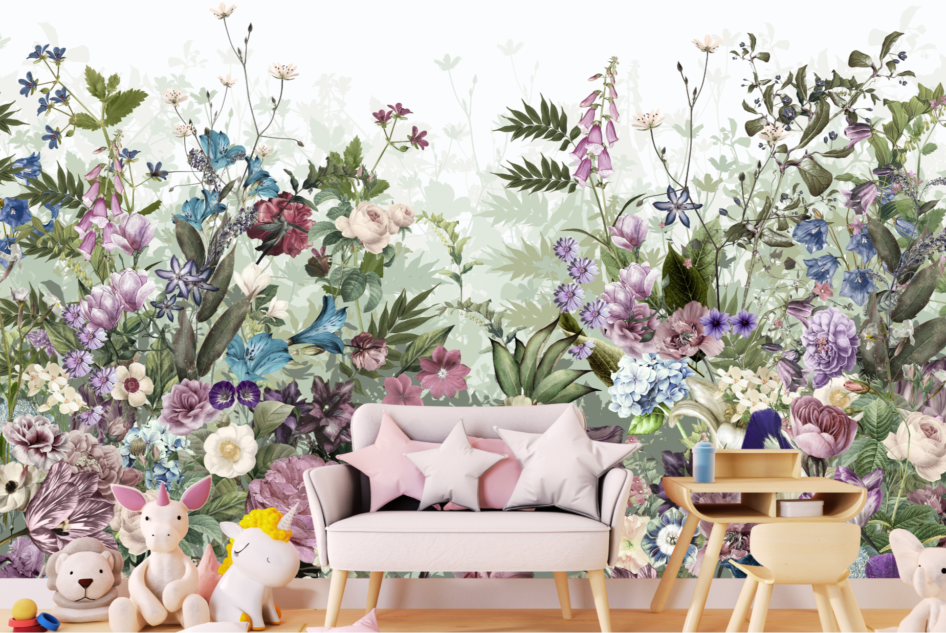 Papier Peint Floral Enfant | Le Petit Intissé