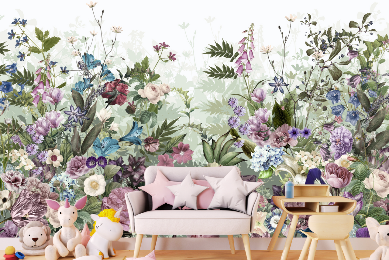 Papier Peint Floral Enfant | Le Petit Intissé