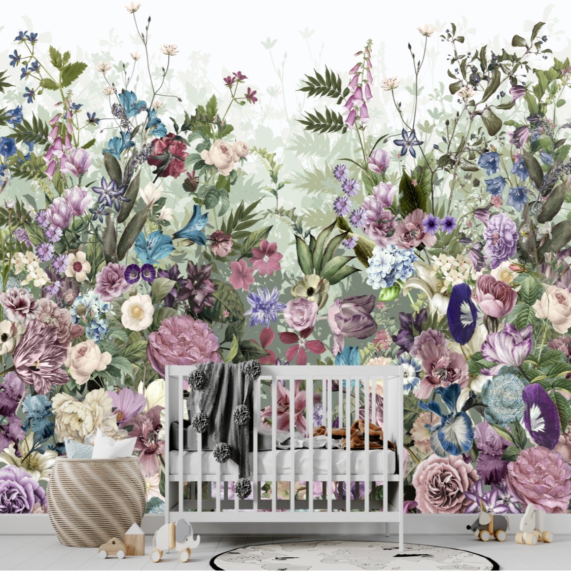 Papier Peint Fleur  <br/> Décoration Florale Elégante