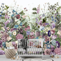 Thumbnail for Papier Peint Fleur  <br/> Décoration Florale Elégante