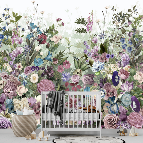 Papier Peint Floral Enfant | Le Petit Intissé