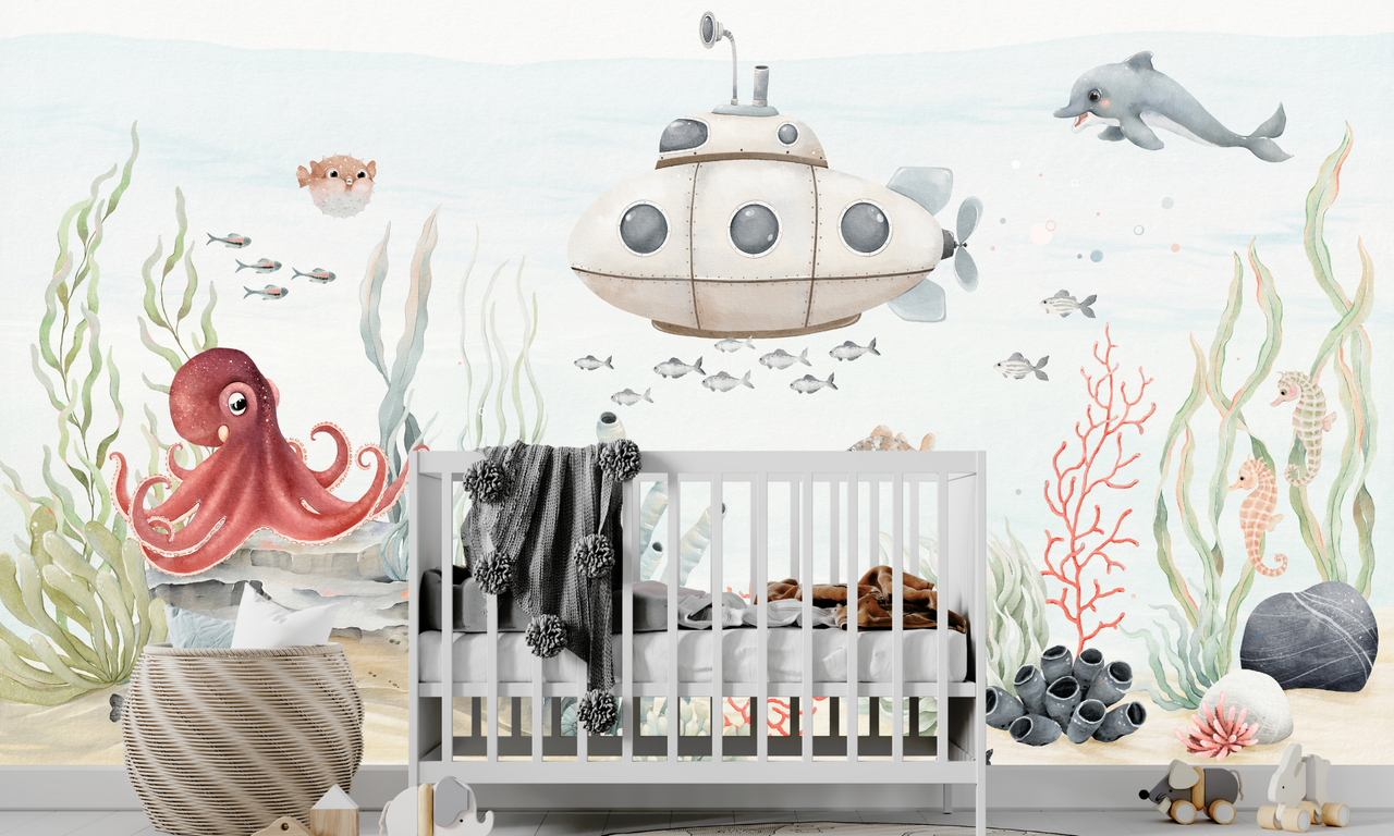 Papier Peint Marin Enfant | Le Petit Intissé