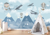 Thumbnail for Tapisserie Avion Enfant | Le Petit Intissé