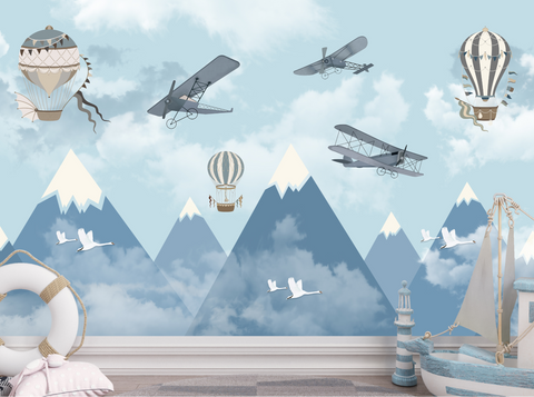 Tapisserie Avion Enfant | Le Petit Intissé