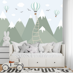 Papier Peint Enfant Montagne | Le Petit Intissé