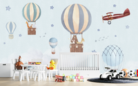 Thumbnail for Papier peint Ciel Nuage Enfant | Le Petit Intissé