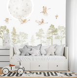 Papier Peint Vol d'Oiseaux | Le Petit Intissé