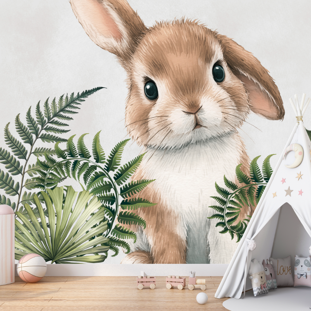 Papier Peint Lapin Bébé | Le Petit Intissé
