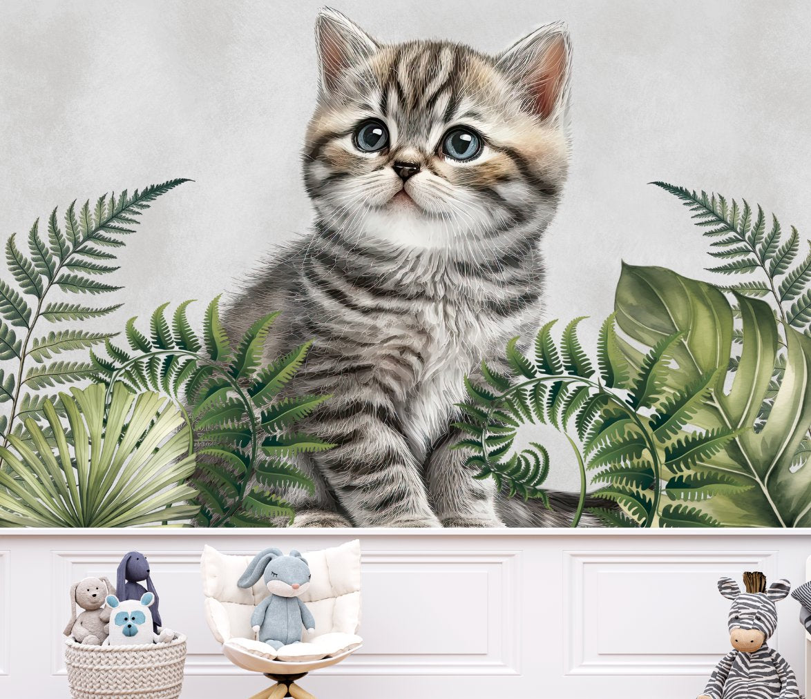 Papier Peint Animaux  <br/> Chat Brigand