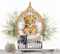 Thumbnail for Papier Peint Animaux  <br/> Lion Suspendu