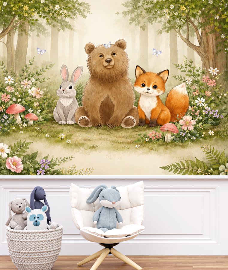 Tapisserie Ours Bébé | Le Petit Intissé