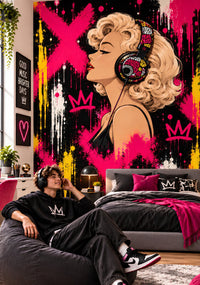 Thumbnail for Papier Peint Musique <br/> Muse Urbaine Pop Art
