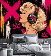Thumbnail for Papier Peint Musique <br/> Muse Urbaine Pop Art