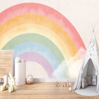 Thumbnail for Papier Peint Classique Fille <br/> Douceur et Couleur Arc-en-ciel