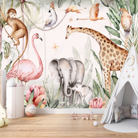 Thumbnail for Papier Peint Enfant Girafe | Le Petit Intissé