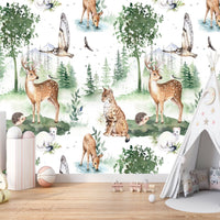 Thumbnail for Papier Peint Animaux <br/> Forêt pour Enfant